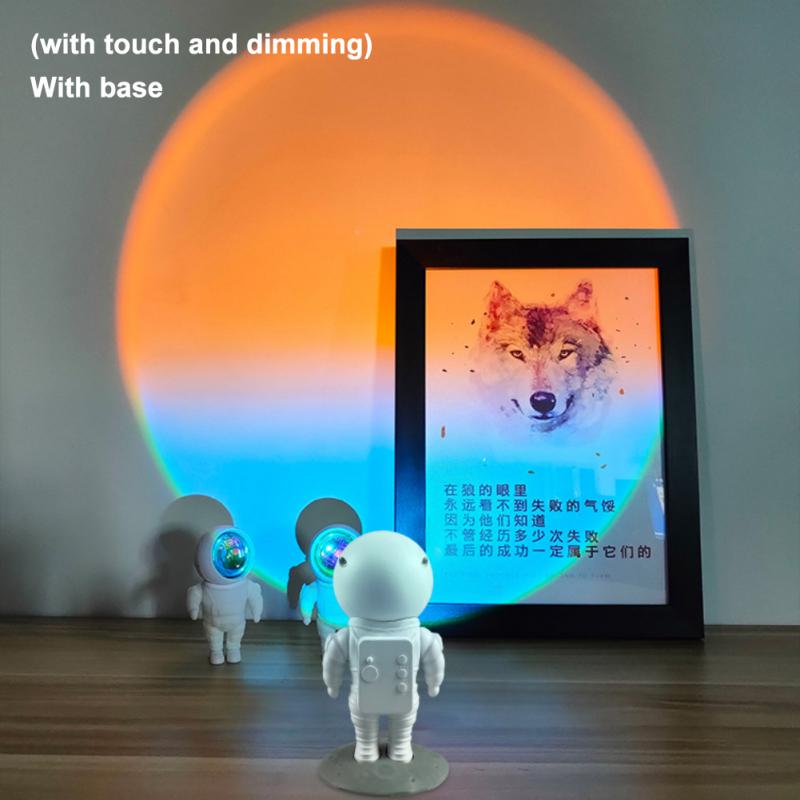 Robot Astronaut Sunset Atmosphere Night Light Angelwarriorfitness.com