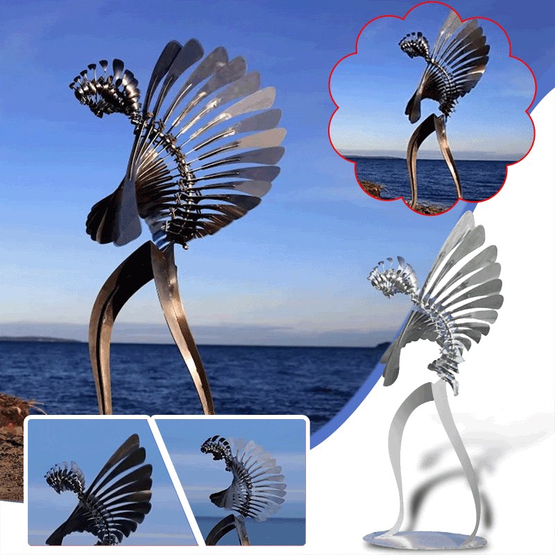 Unique And Magical Metal Rotating Windmill Humanoid Windmill Outdoor Wind Spinner Yard Patio Lawn Garden Decoration Angelwarriorfitness.com