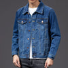 Mens Fashion Slim Fit Denim Jacket Top Angelwarriorfitness.com