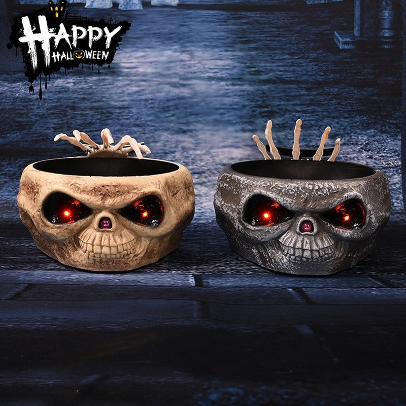 Electric Halloween Ghost Hand Candy Bowl Angelwarriorfitness.com