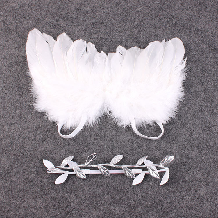 Leaf Headband And Angel Feather Wings Angelwarriorfitness.com