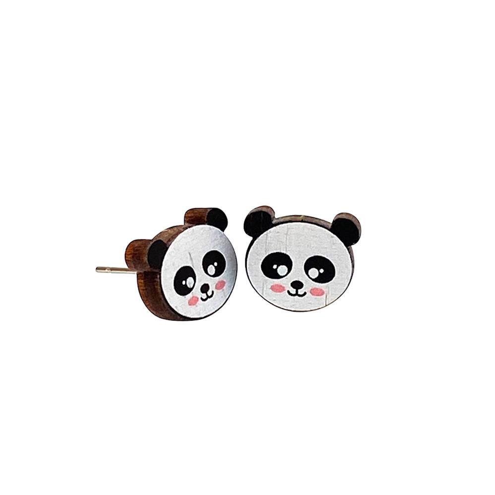 Panda Stud Earrings #3092 Angelwarriorfitness.com