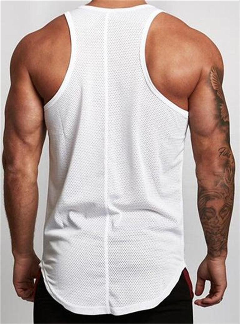 gym clothes tank top sportswear vest men Angelwarriorfitness.com
