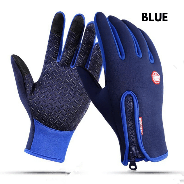 Winter Gloves Touch Screen Riding Motorcycle Sliding Waterproof Sports Gloves With Fleece Angelwarriorfitness.com