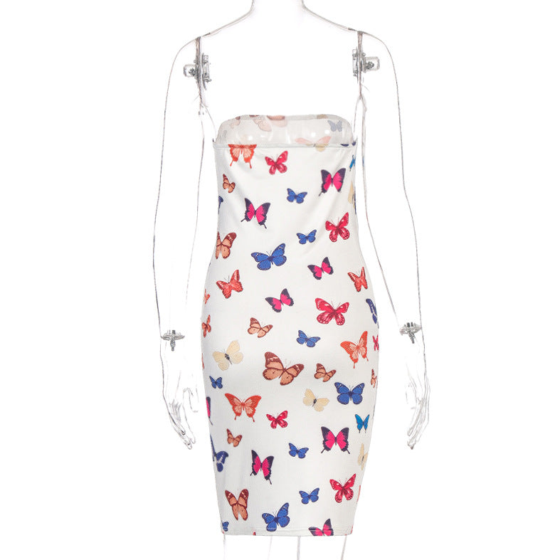 Butterfly print dress Angelwarriorfitness.com