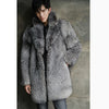 Men's Fur Coat Imitation Fox Fur Angelwarriorfitness.com
