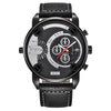 Mens Big Cheap Watches Fashion Leather Date Gifts Wristwatch Angelwarriorfitness.com