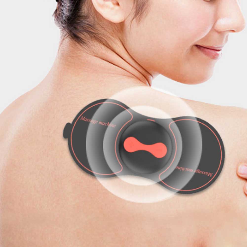 Cervical Massager Multifunction Electric Physiotherapy Instrument Shoulder Neck Mini Massager Gift Massage Sticker Neck Shoulder Angelwarriorfitness.com