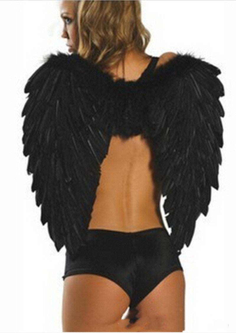 Victoria's Secret Feather angel wings stage performance Angelwarriorfitness.com