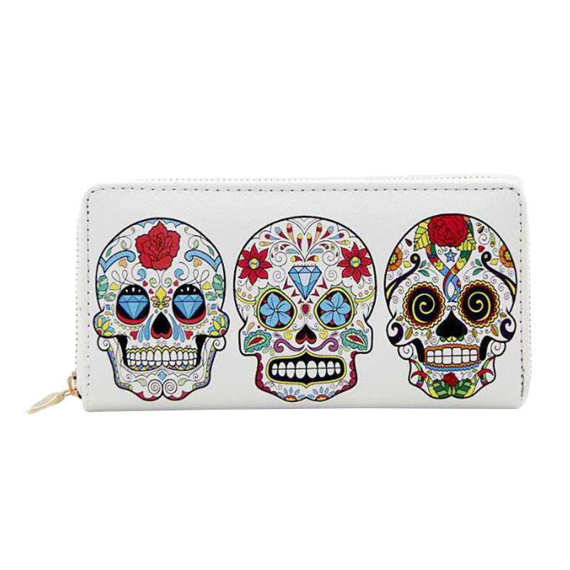 Skull cross wallet Angelwarriorfitness.com