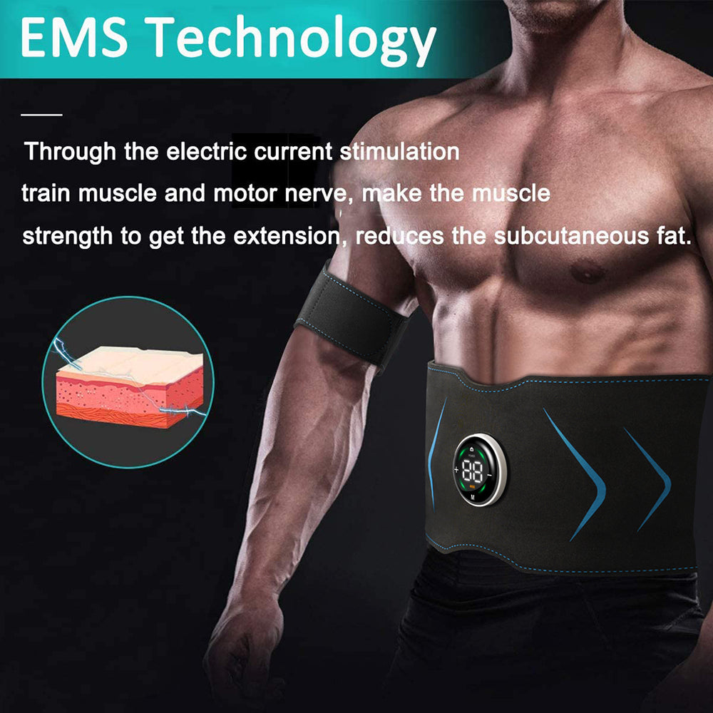 EMS Muscle Stimulator Abdominal Body Slimming Belt Angelwarriorfitness.com