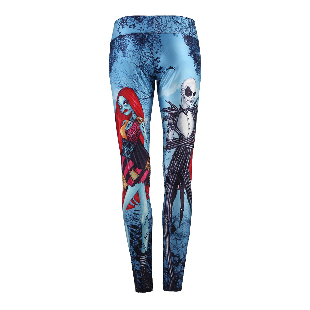 Nightmare Before Christmas Leggings Angelwarriorfitness.com
