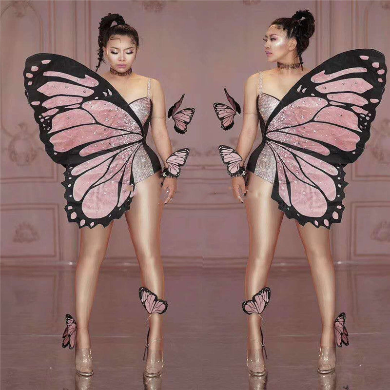 Butterfly wings one-piece suit Angelwarriorfitness.com