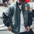 Hip Hop Style Jacket Men Women Streetwear Print Baseball Jackets Angelwarriorfitness.com