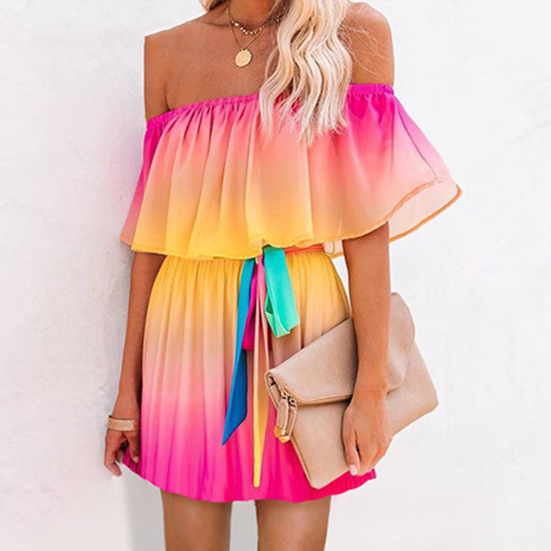 Printed collar dress Angelwarriorfitness.com