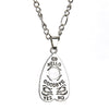Gothic Ouija Shape Board Pendant Chain Necklace Angelwarriorfitness.com