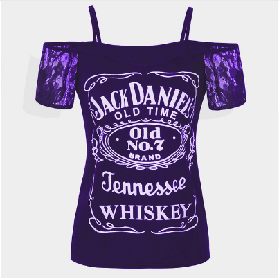 Summer Women T-Shirts Sexy Cold Shoulder Short Sleeved T Shirt Angelwarriorfitness.com