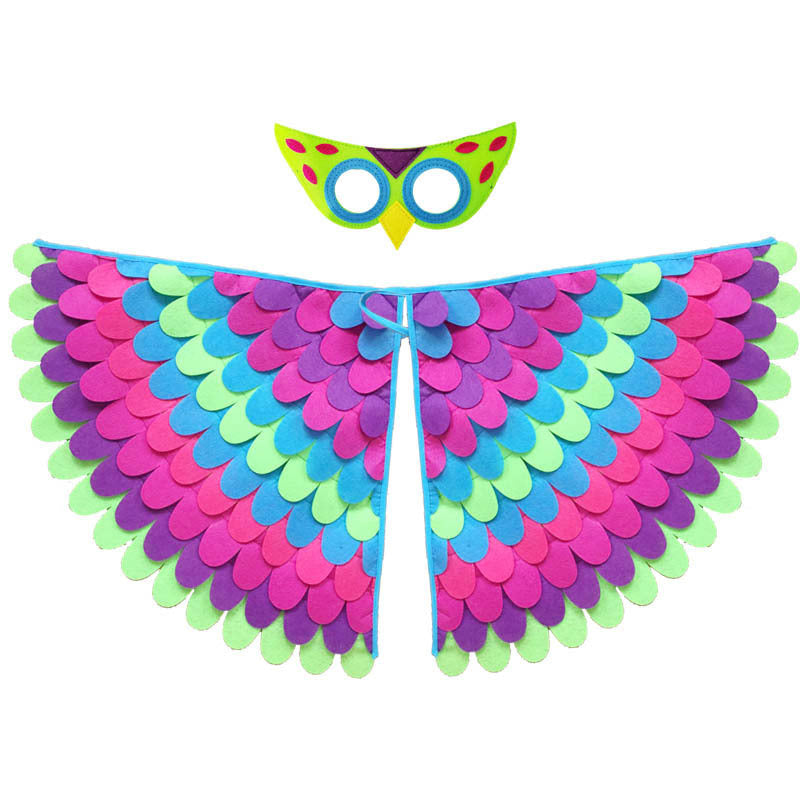 Felt Wings Halloween Carnival Costume Angelwarriorfitness.com
