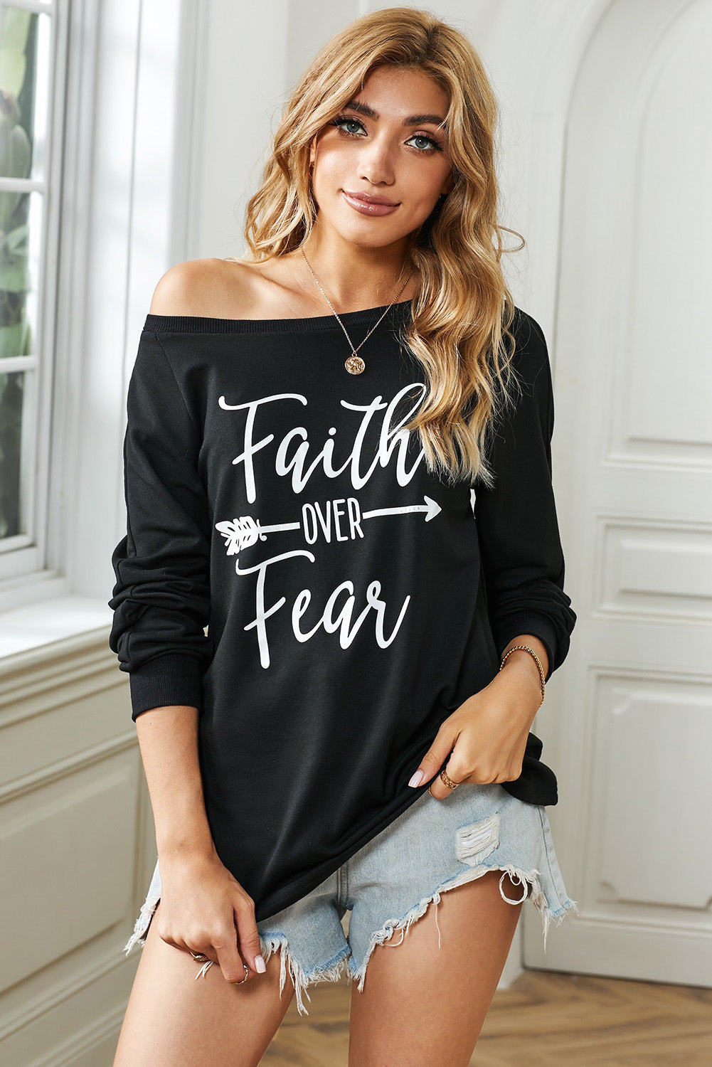 Faith OVER Fear Shirt Angelwarriorfitness.com