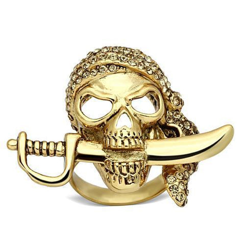 Pirate Skull Dagger Ring Angelwarriorfitness.com