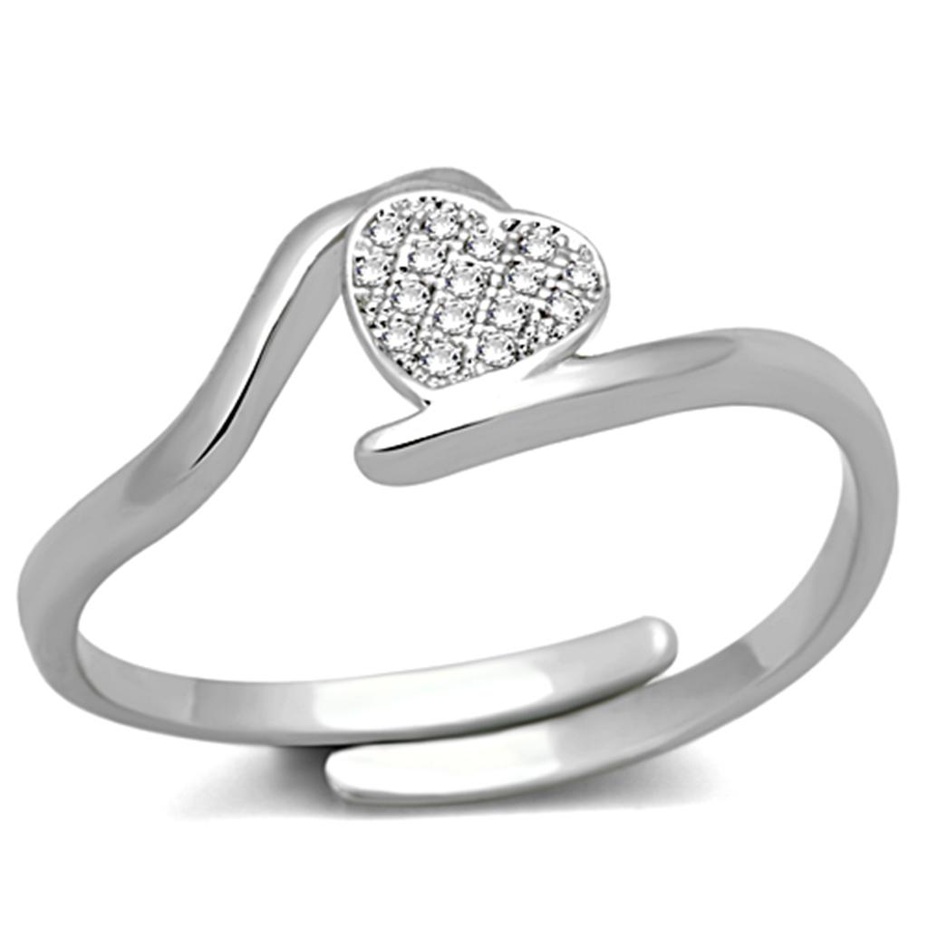 Silver Heart Ring Angelwarriorfitness.com