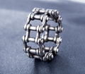 Stainless Steel Link Chain Motorcycle Boy Rings Punk Rock Mens Biker Jewelry Love Accessories Birthday Gifts Angelwarriorfitness.com