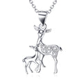 Fawn Pendant 925 Silver Necklace Angelwarriorfitness.com