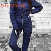 Lady's onesie padded jacket Angelwarriorfitness.com