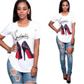 High-heeled Shoes T-Shirt Angelwarriorfitness.com