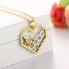 Honeycomb Bee Heart Pendant Necklaces For Women Gold Silver Color Animal Choker Necklace Fashion Wedding Jewelry Angelwarriorfitness.com