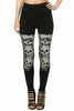 High Waist Skull Print Halloween Leggings Angelwarriorfitness.com