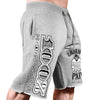 Men's sports leisure running workout printed cotton shorts Angelwarriorfitness.com