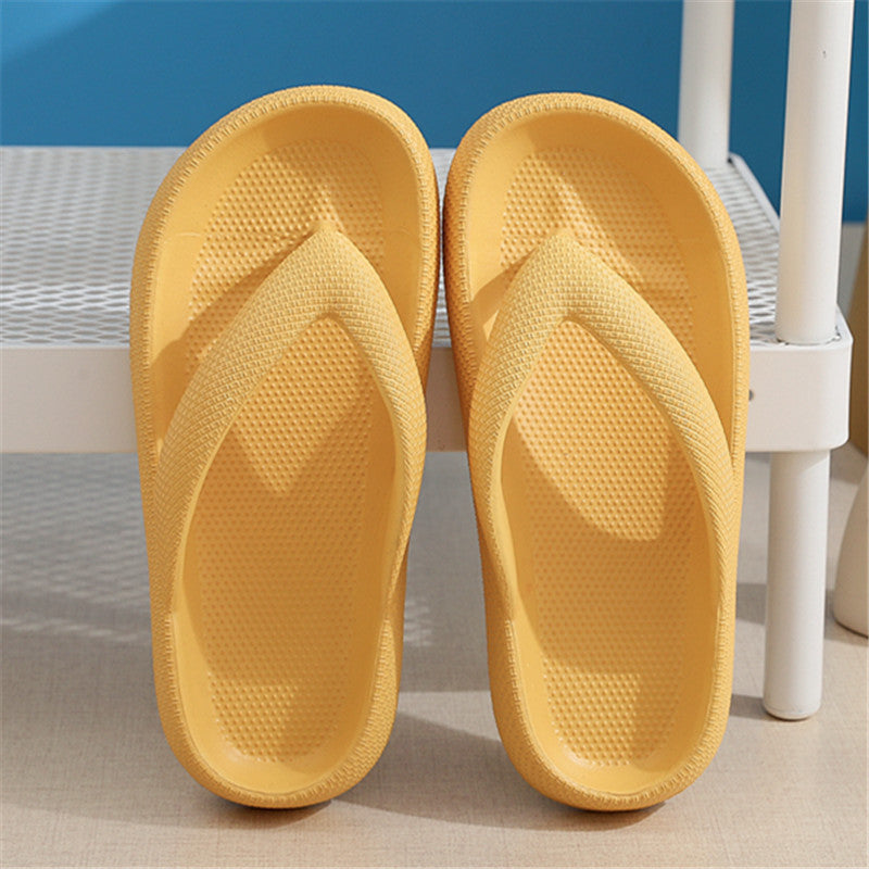 Clip Toe Shoes Eva Non-Slip Slippers Soft Sole Flip Flops Women Thick Bottom Bathroom Slides Summer Angelwarriorfitness.com
