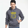 Funny smiley hooded men's sweater Angelwarriorfitness.com