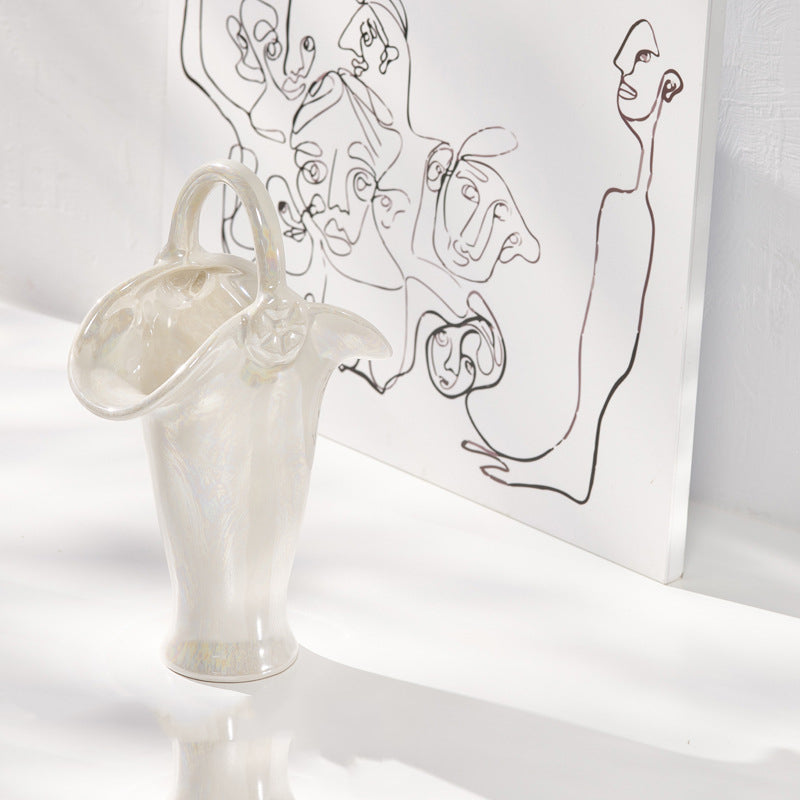 Homestay Home Living Room Art Deco Flower Arrangement Vase Angelwarriorfitness.com