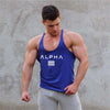 I-shaped Workout Clothes Muscle Training Sleeveless T-shirt Angelwarriorfitness.com