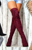High Suede Long High Stiletto Women's Fashion Boots Angelwarriorfitness.com