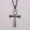 Cross-border e-commerce goods source, European and American glossy stainless steel ancient Egyptian Cross man Necklace Amulet Pendant Angelwarriorfitness.com