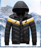 Men Winter Casual Plus Size Hooded Jacket Angelwarriorfitness.com