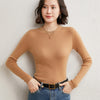 Round Neck Worsted Cashmere Sweater Women's Slim Tight-fitting Pullover Angelwarriorfitness.com