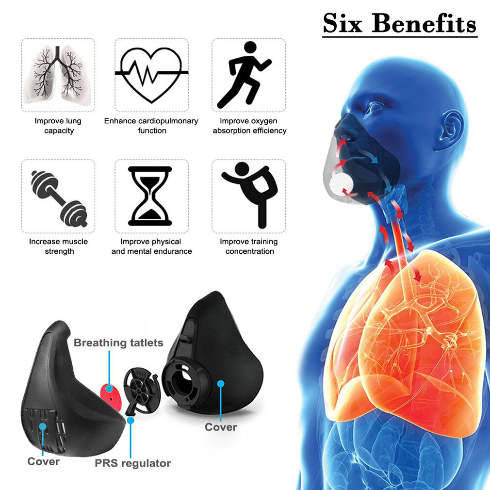 Running Training Face Mask Gym Workout High Altitude Fitness Breathe Sports Angelwarriorfitness.com