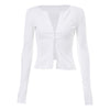 Long Sleeve Slim Knit Cardigan Angelwarriorfitness.com