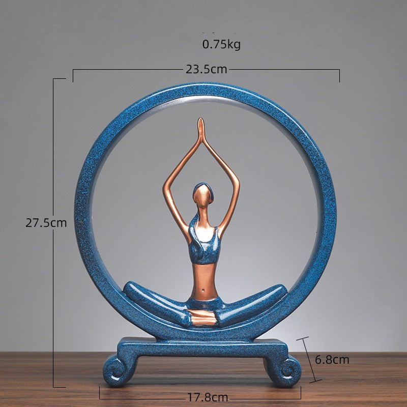 Yoga girl decoration Angelwarriorfitness.com