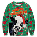 Christmas funny 3d digital printing crew neck shirt Angelwarriorfitness.com