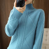 New Style High Neck Ladies Cashmere Sweater Fashion Loose Angelwarriorfitness.com