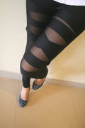 Spring and autumn new women's spring and summer hot milk silk cross leggings Angelwarriorfitness.com