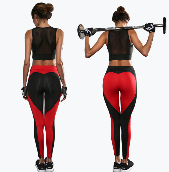 Heart-Shaped Booty Leggings Angelwarriorfitness.com