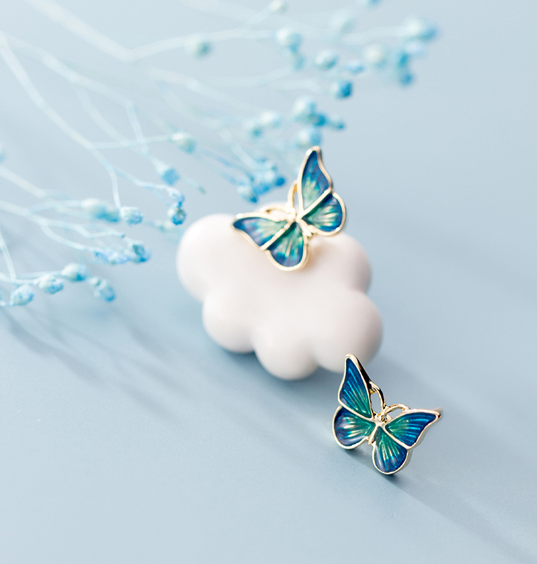 Butterfly earrings Angelwarriorfitness.com