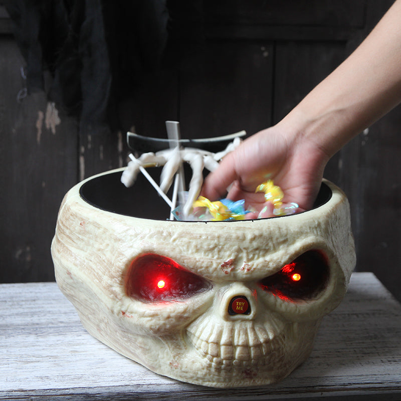 Electric Halloween Ghost Hand Candy Bowl Angelwarriorfitness.com
