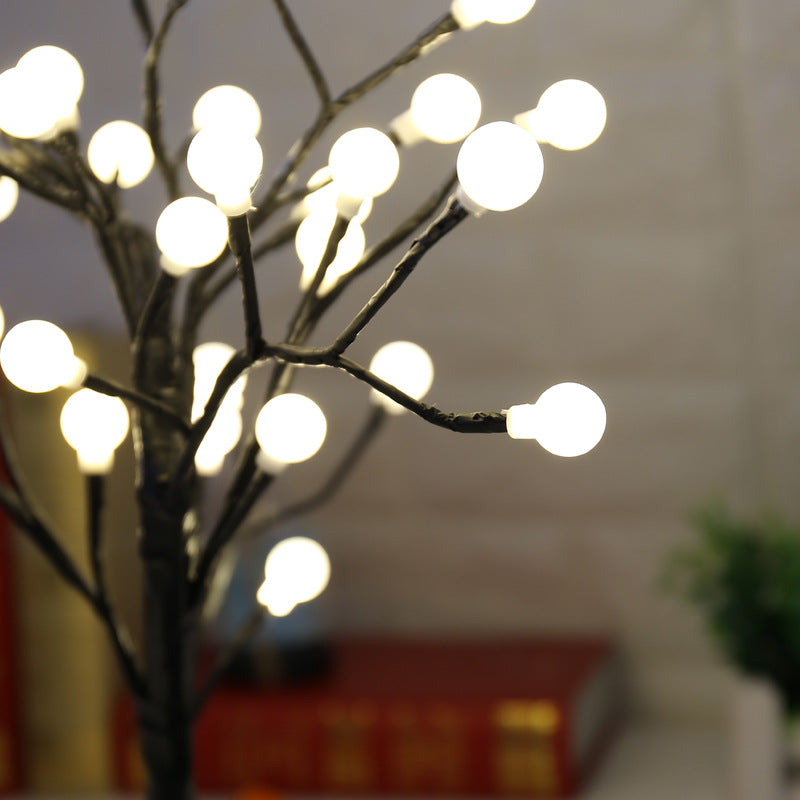 Sphere Tree Christmas Shape Star Night Light Angelwarriorfitness.com